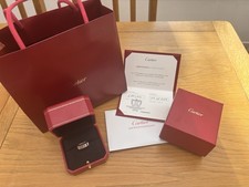 Cartier Love Ring In White Gold 18K  Size 61