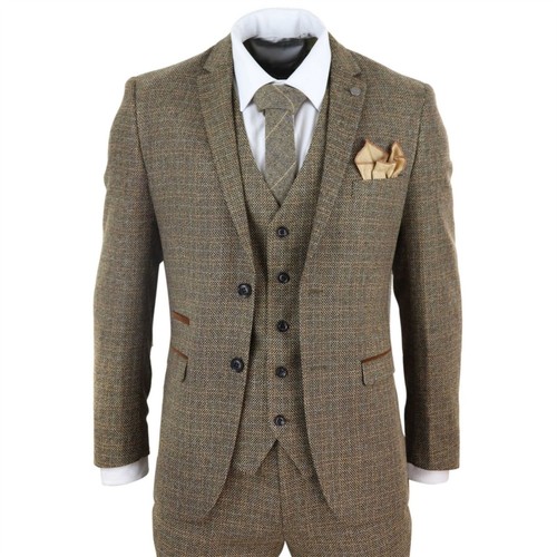 Mens piece suit tweed check - mens,