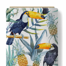 Tropical Plant Cotton Fabric