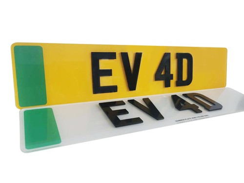 Number plates electric - 4d,