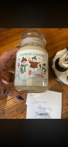 Yankee candle frosty large jar - large,