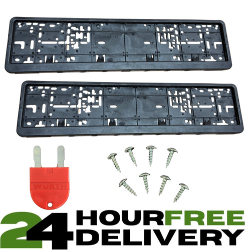 Wurth number plate holder - plate,
