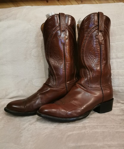 Mens vintage leather lucchese - mens,
