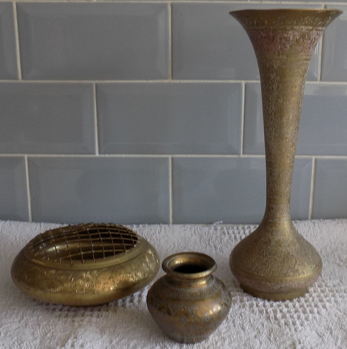 Vintage middle eastern brass - middle,