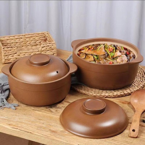 Clay pot with lid - pot, cooking