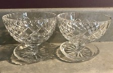 Set Of Two Vintage Cut Glass