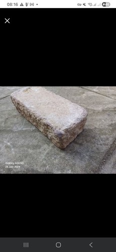 Buff concrete garden wall - concrete,