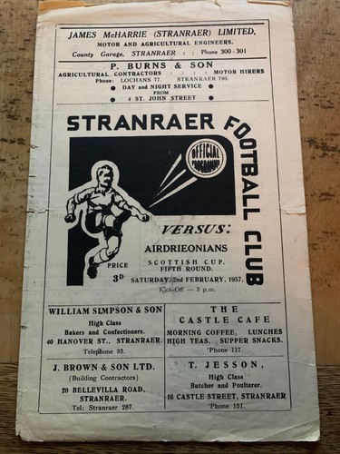 Stranraer airdrieonians - stranraer,