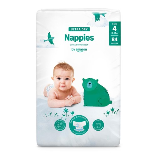 Ultra dry nappies size 8 - 4, (8-14
