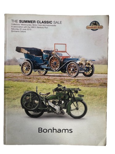 Bonhams vmcc 2015 - 2015, sale