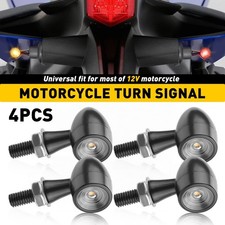 Amber+Red 4PC LED Mini Bullet