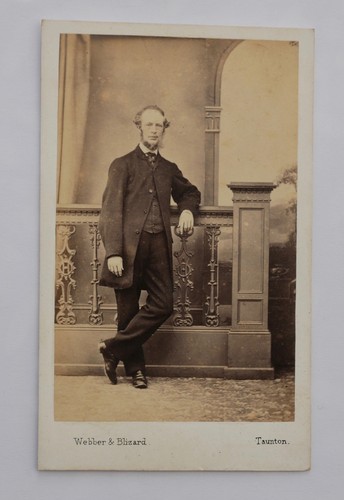 Cdv victorian man - victorian, studio