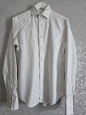 TM Lewin John Francomb White Formal Fitted Shirt - 15.5" Collar