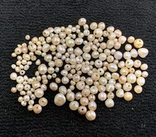 BASRA LOOSE PEARLS - 30.25 CARATS NATURAL SALTWATER PEARLS ( 2 MM TO 3.5 MM )