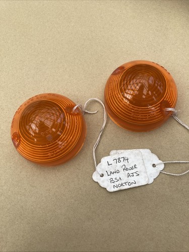 Lucas l760 l874 amber - lens, x2