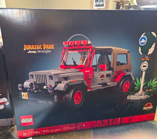 Lego jurassic park jeep - lego,
