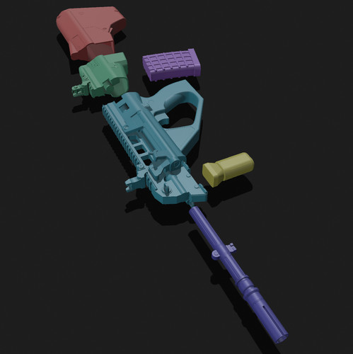 Printed steyr aug - 3d,