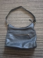 Rowallan Black Leather Bag