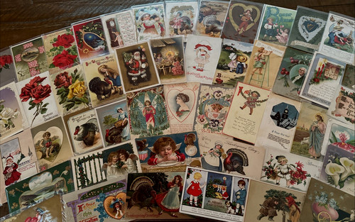 Lot mixed antique - lot, of