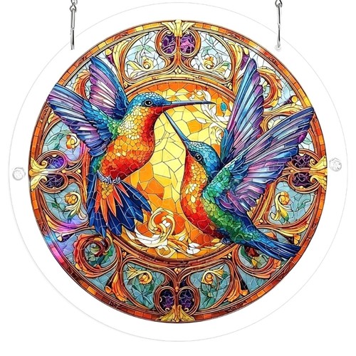 Stained glass window - glass, hanging