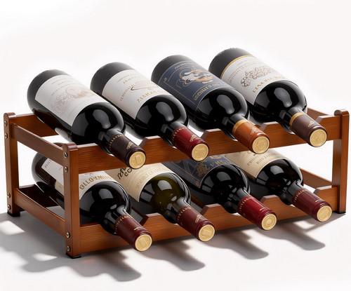 Bottle bamboo wine rack - 8,