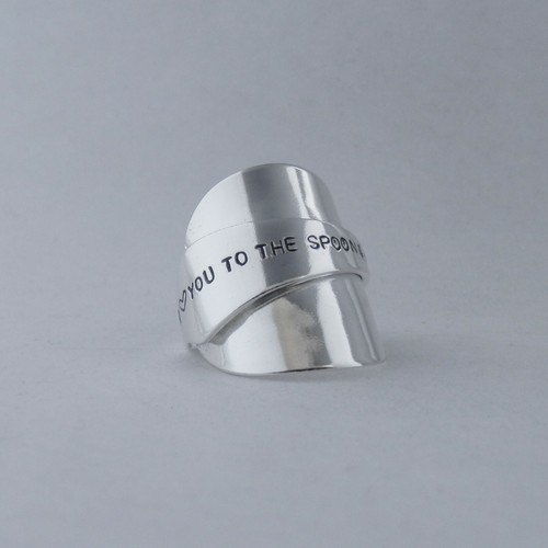 Spoon ring stunning handmade - stunning,