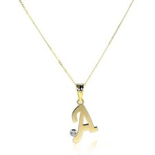 Light 9ct Gold Letter Alphabet