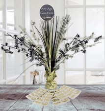 50th birthday black gold