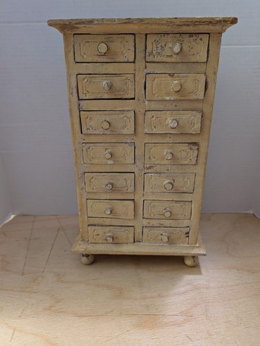 Vintage wooden apothecary - , apothecary-