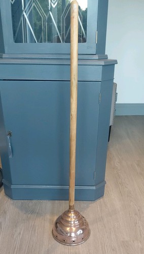 Vintage copper washing dolly - washing,