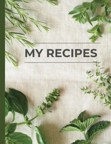 Recipes book blank - my,
