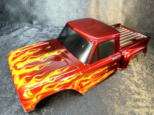 Custom painted truck body - rc,
