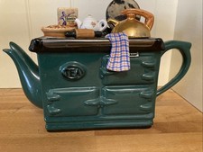 Wensleydale Tea-pottery/Swineside Ceramics Aga/Range Teapot Ornamental Design
