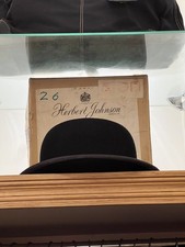 Lock’s - Black Fur Felt Bowler Hat, Size 6 7/8 / 56cm Lock & Co, St James London