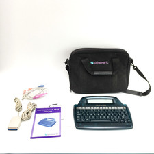 AlphaSmart 3000 Portable Word Processor - Vintage Keyboard Writer With Cables