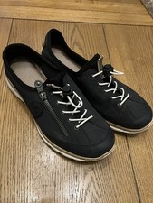 Ladies Rieker Navy Blue Lace