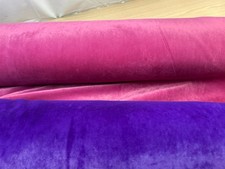 Purple Pink VELVET FABRIC
