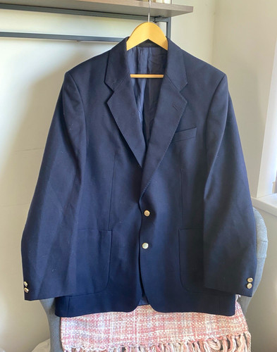 Vtg michael navy - vtg, wool