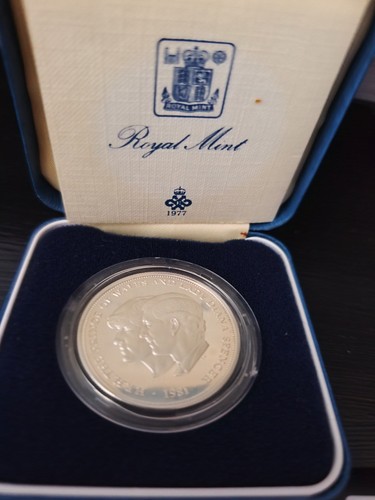 1981 crown silver proof - u.k,