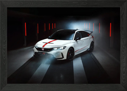 White honda civic - white,