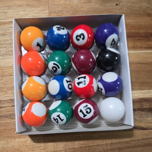 Mini pool table balls - pool,