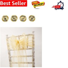 Organza Chair Sashes Bows -