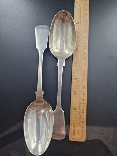 Pair heavy sterling - pair, of