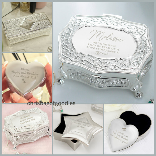 Personalised trinket box - box, gifts