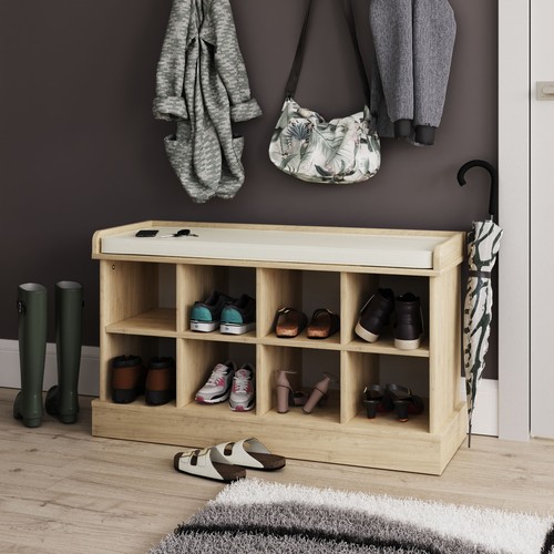 Kempton shoe bench oak - bench,