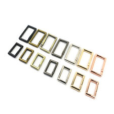 Rectangular Square Ring Carabiner Clip Push Door Spring Hook Spring Ring 26 38mm