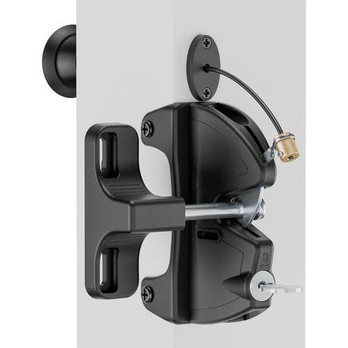 Key lockable two sided gate - key,