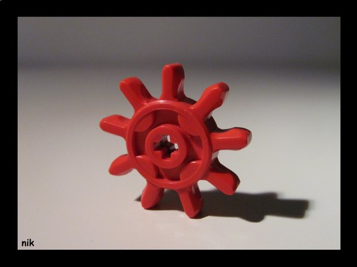 Lego red technic gear 9 - lego,