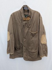 Vintage Orvis Jacket Mens L Utility Coat Elbow Patch Zambezi Twill Safari Field