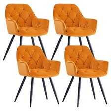 Velvet Dining Chairs Padded